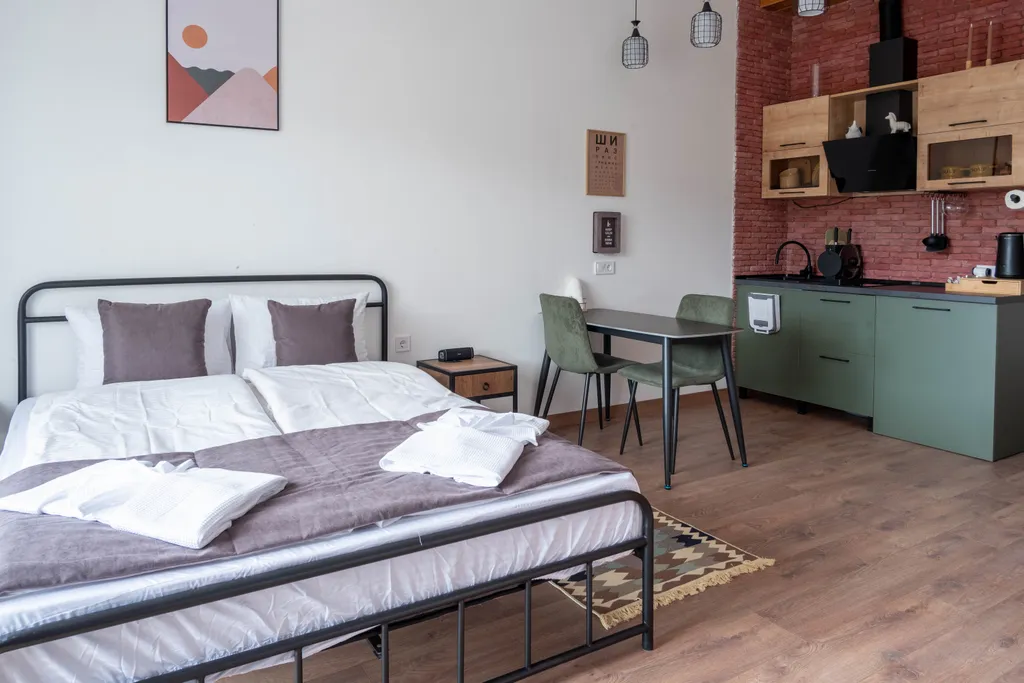 Апартамент с видом на горы