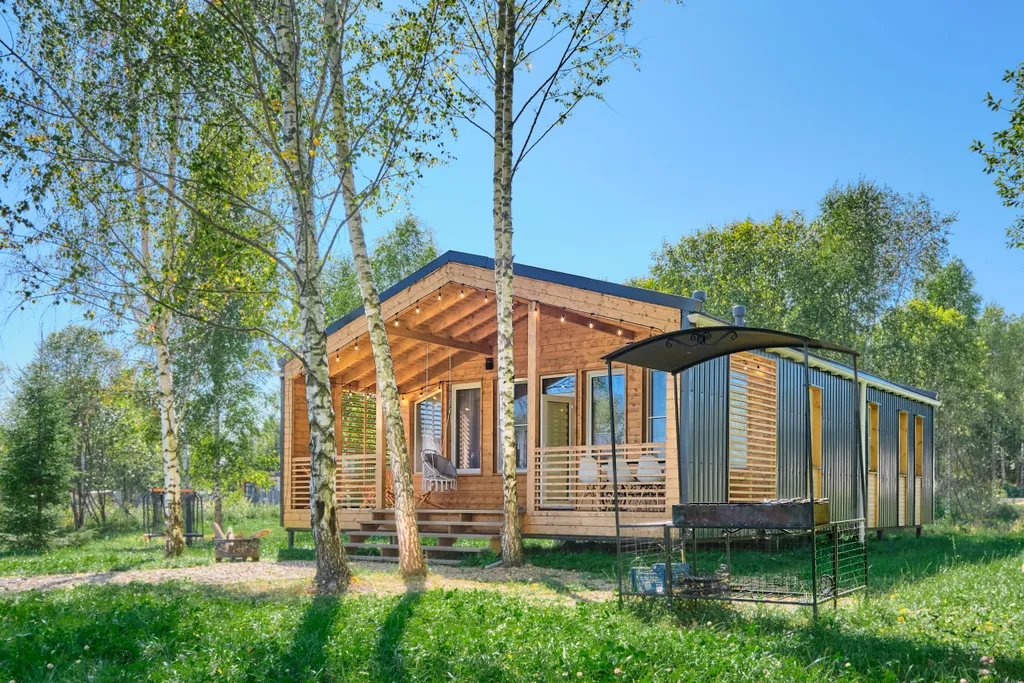 Дизайнерский дом возле истринского водохранилища