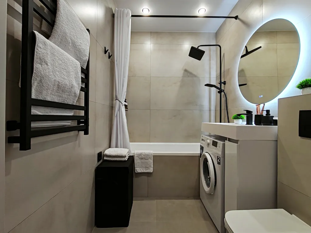 Атмосферная однокомнатная квартира Фламинго