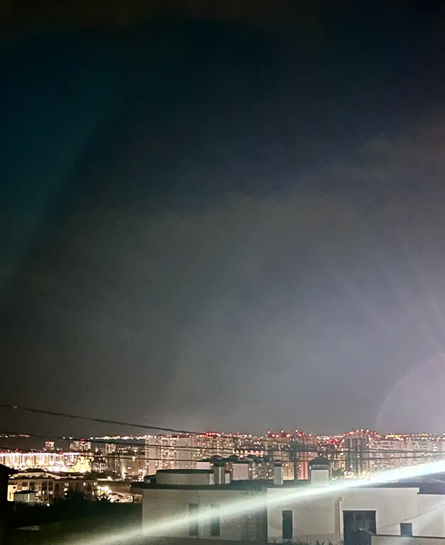 Квартира Квартира Трёхместный номер с шикарным видом на город и море — Анапа