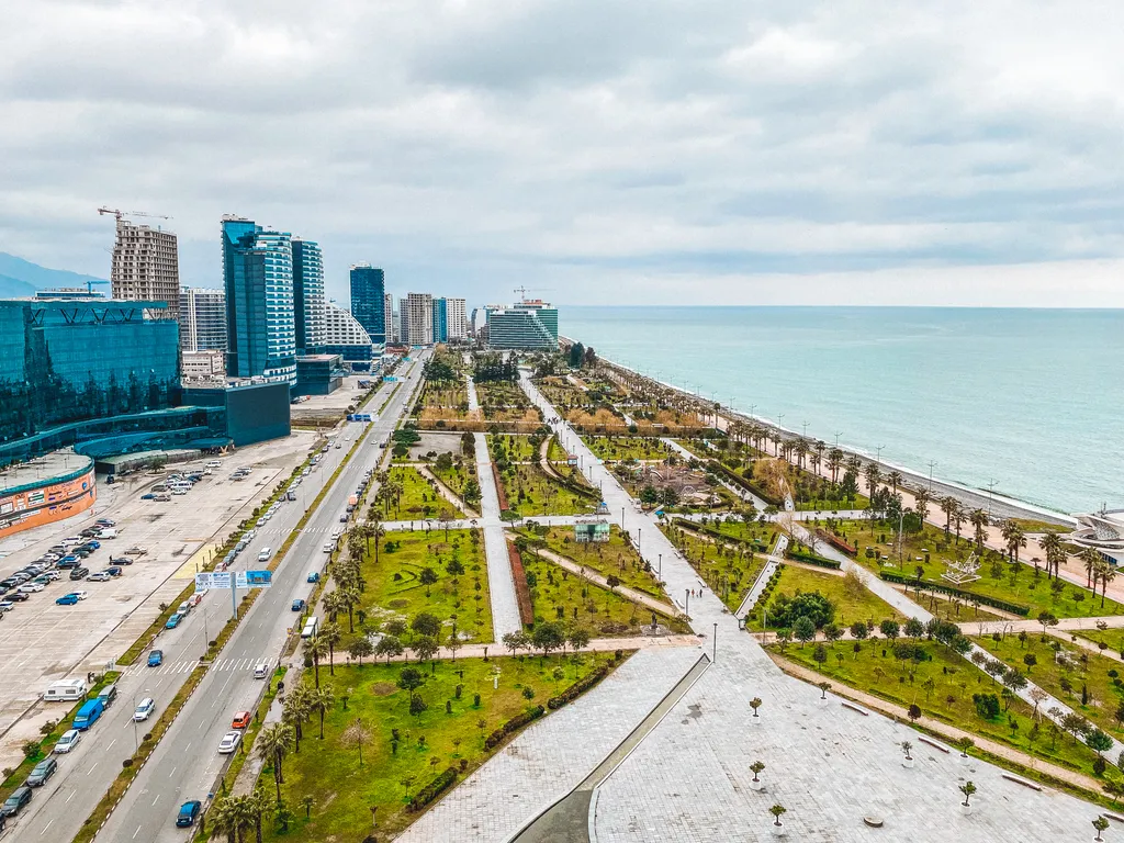 Апартаменты с шикарным видом на море и парк