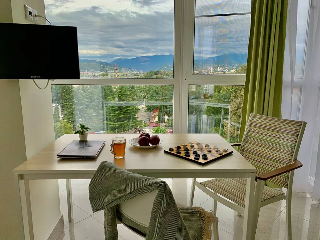 Квартира Квартира Панорамная студия с видом на горы — Сириус