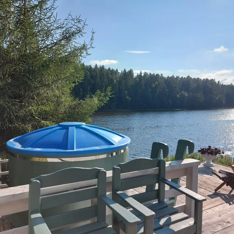 Коттедж Дом в Карелии с видом на реку — Нурмойла