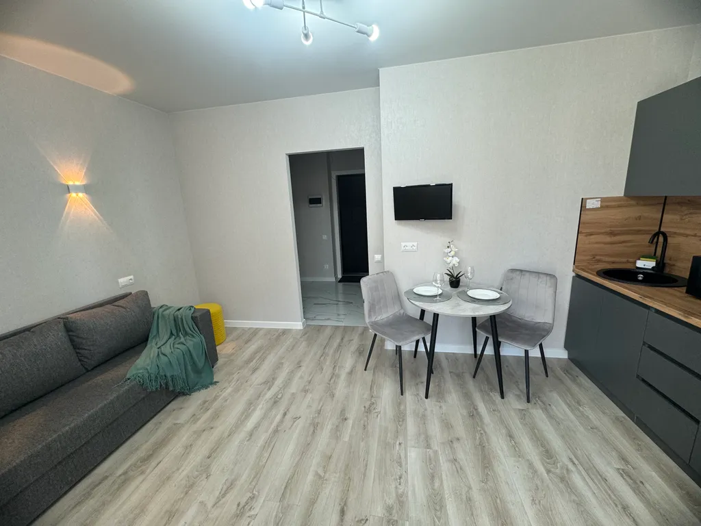 Современные аппартаменты с панорамной лоджией