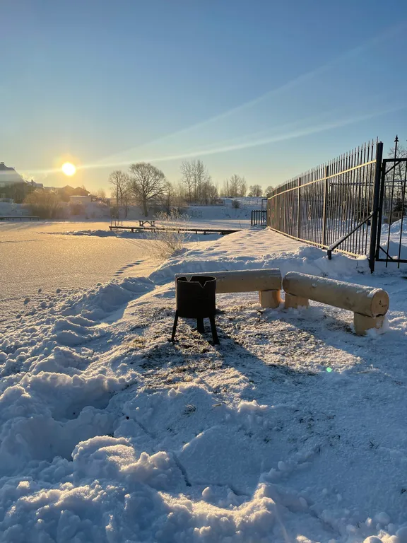 Коттедж Домик-баня на берегу речки — Духанино