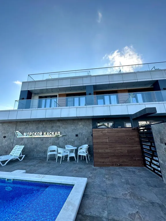 Морской Каскад. Роскошная студия на берегу моря. Бассейн. МК-13