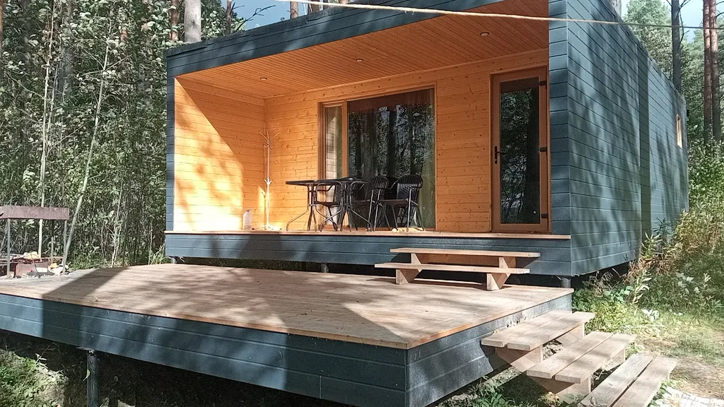 Уютный коттедж на берегу реки Вуоксы — аренда посуточно в при железнодорожной станции Лосево