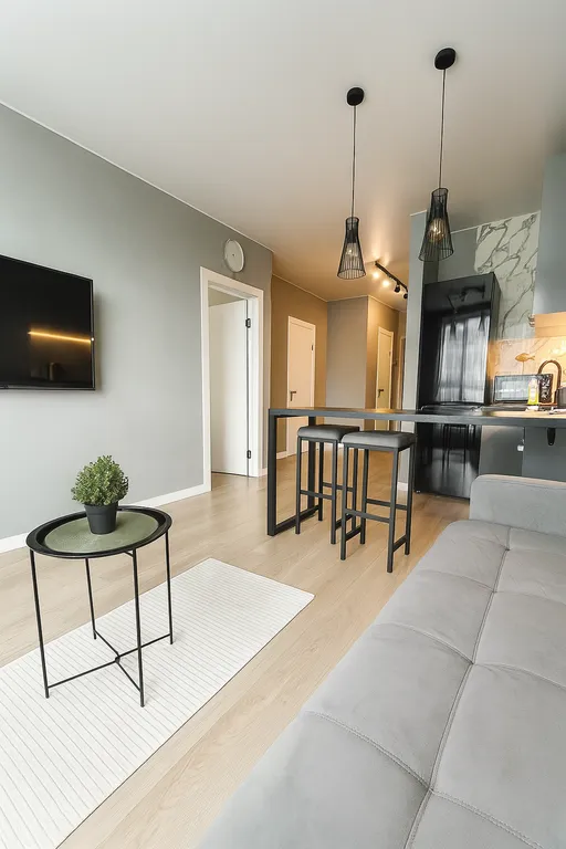 Квартира Уютная квартира с просторными ванной — Минск