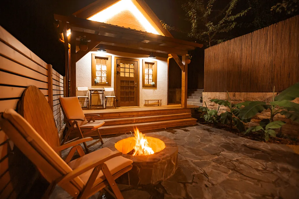 Домик с баней