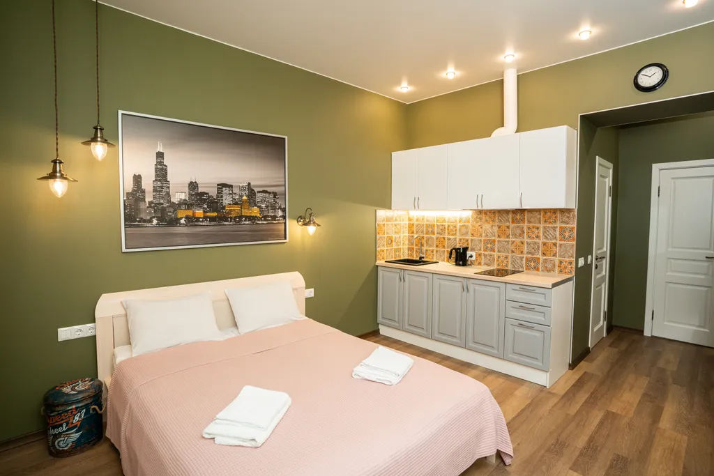 Квартира Квартира Уютная студия рядом с парком — Ломоносов