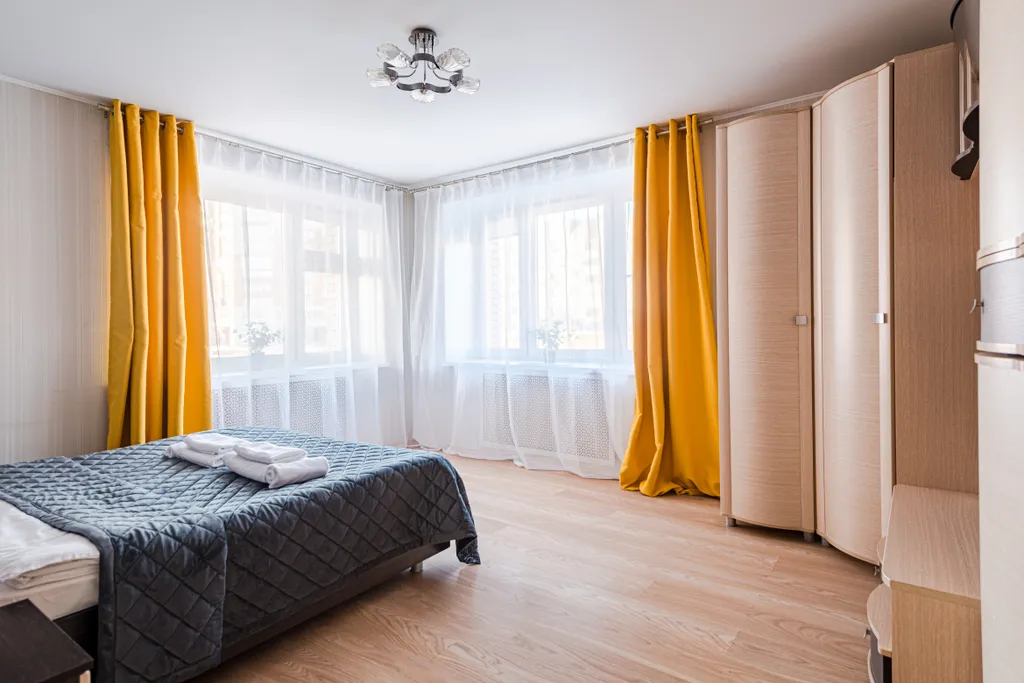 Комфортные апартаменты у залива, кондиционер, гостиничный сервис