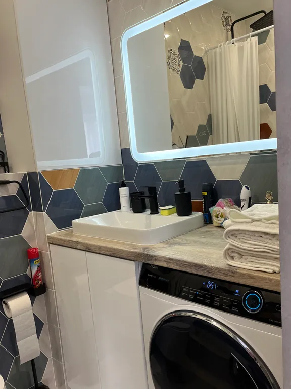 Яркий лофт центр, панорамный вид