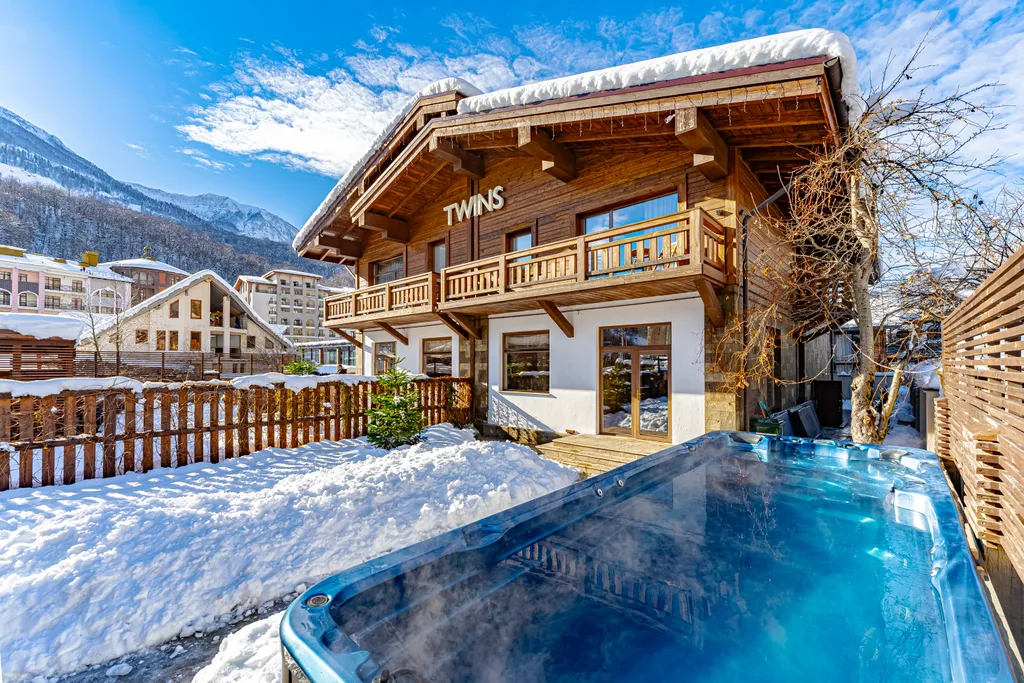 Коттедж Элитное шале для 12 гостей с джакузи и сауной — аренда посуточно в Эсто-Садок