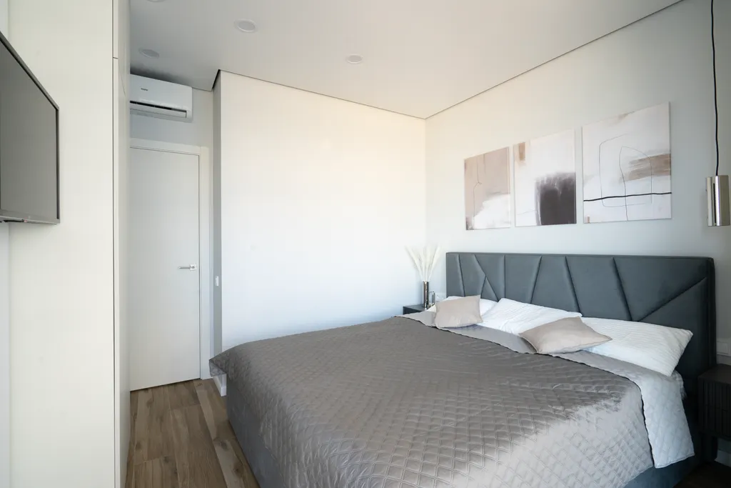 Дизайнерские апартаменты LS-LUX-SOFT BLUE с видом на море и горы