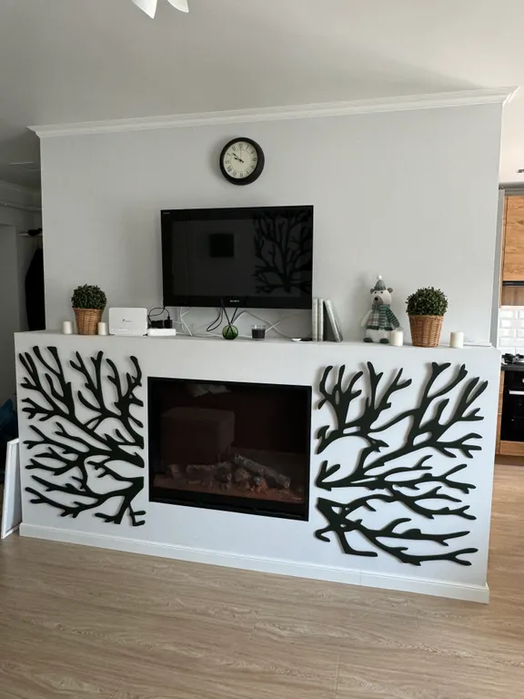 Уютная квартира с камином для отдыха с детьми и для влюбленных