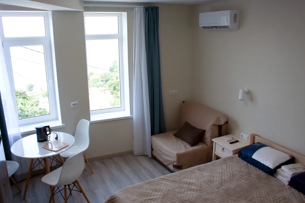 Квартира Двухместный номер с доп. местом без балкона с видом на море — Лазаревское