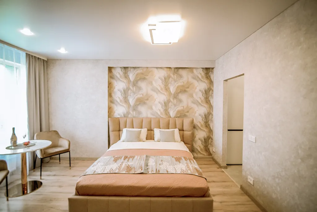 Уютная студия с красивым видом на город