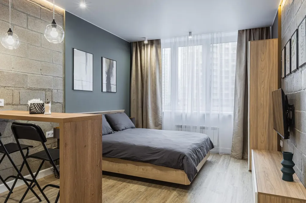 Квартира Комфортабельные апартаменты в стиле LOFT в центре — аренда посуточно в Долгопрудный