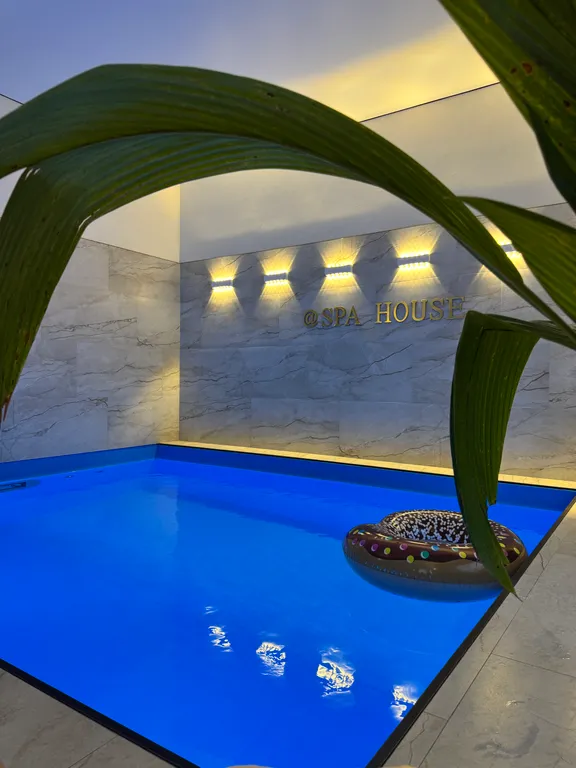 Новый дом с подогреваемым бассейном и сауной