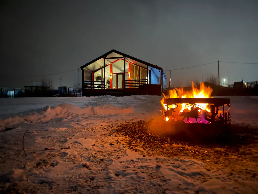 Коттедж Коттедж Новый, тёплый барнхаус с сауной и купелью — Проводник