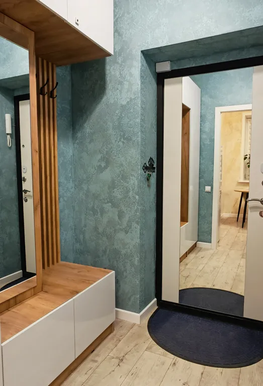 Квартира с новогодней атмосферой в новостройке