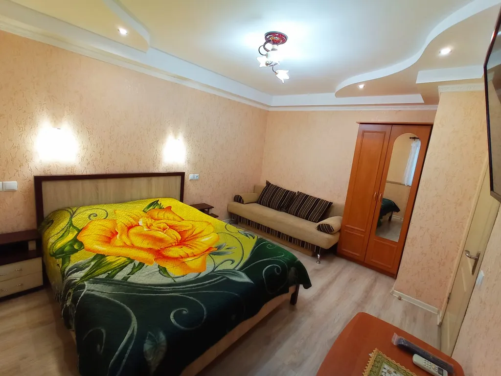 Уютная квартира с большим балконом