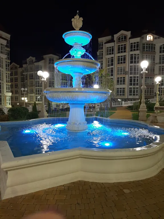 Уютная студия в ЖК с фонтаном