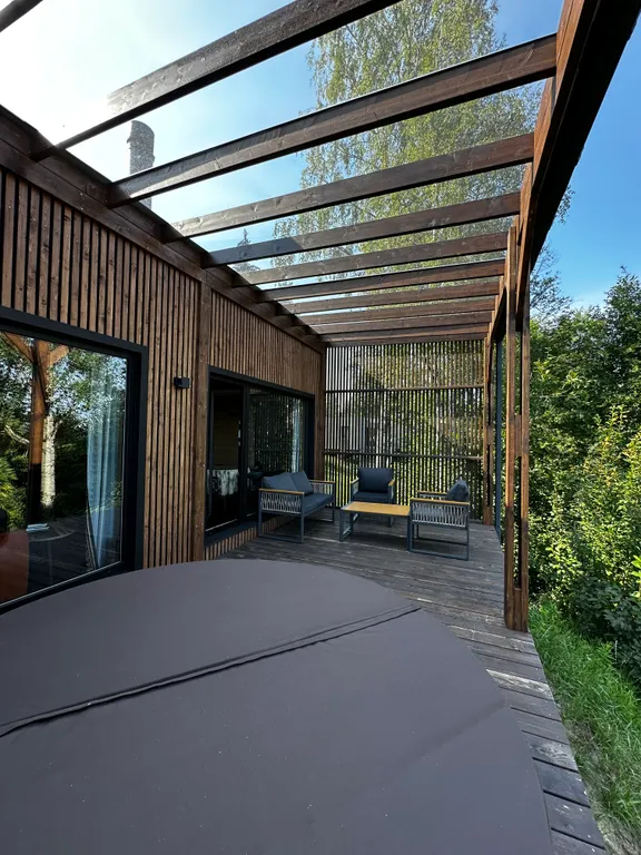 Коттедж Панорамный домик на склоне у Игоры — Орехово