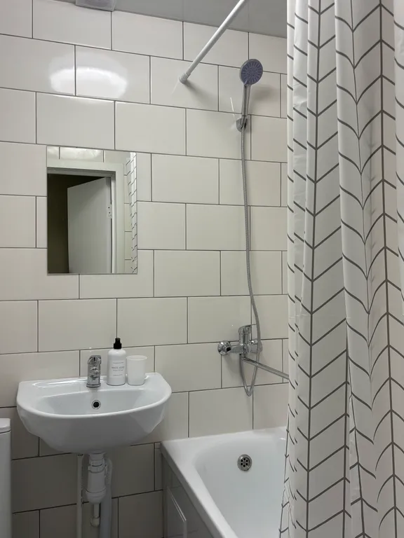 Однокомнатная квартира в фисташковом цвете