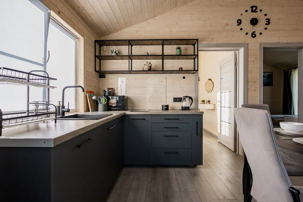 2-комнатный котедж на границе с лесом, 57м²