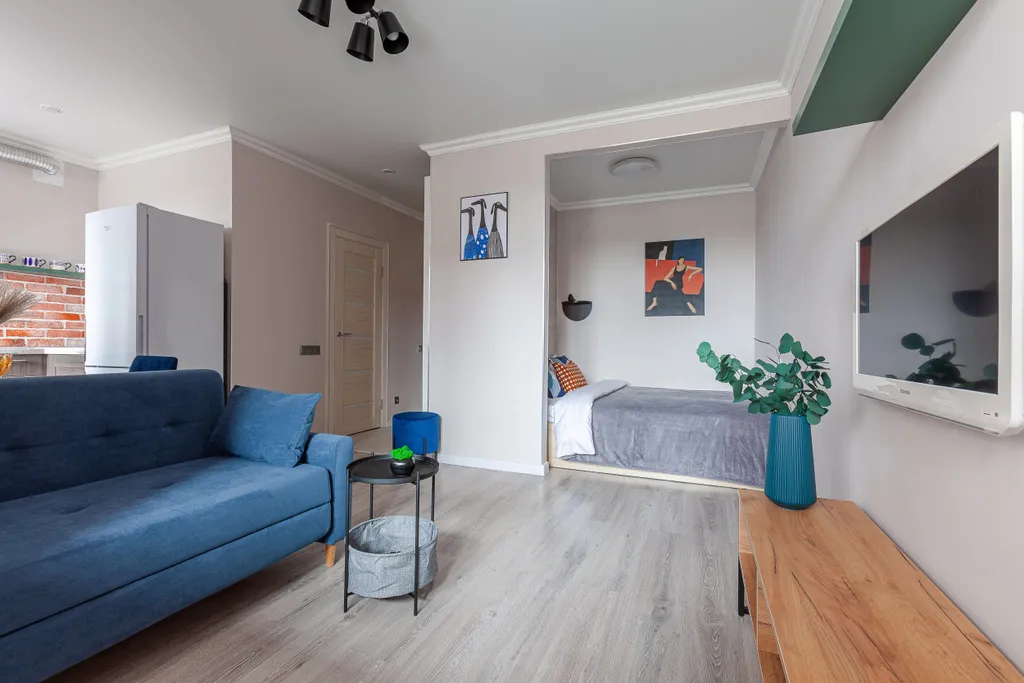 Квартира Квартира Современная студия рядом с Волгой — Самара