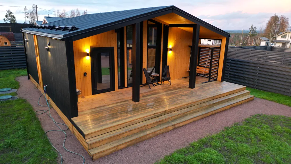 Коттедж Дом на горке с сауной — Иваново (Ленинградская область)