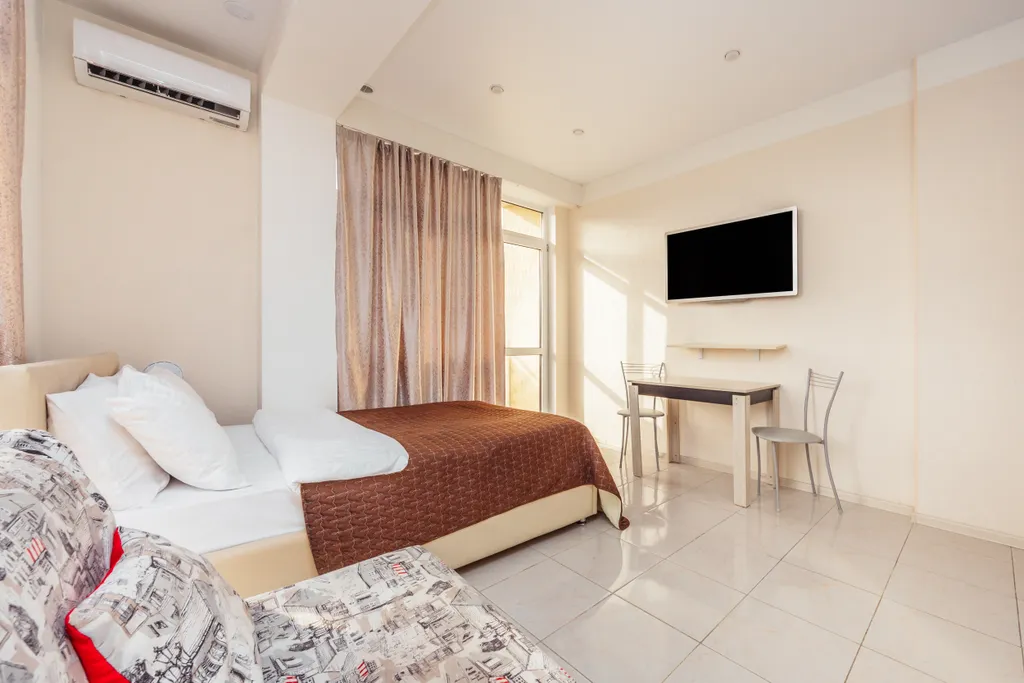 Уютная квaртиpа в Сириусе с пpeкрacным видoм на зeлeнь