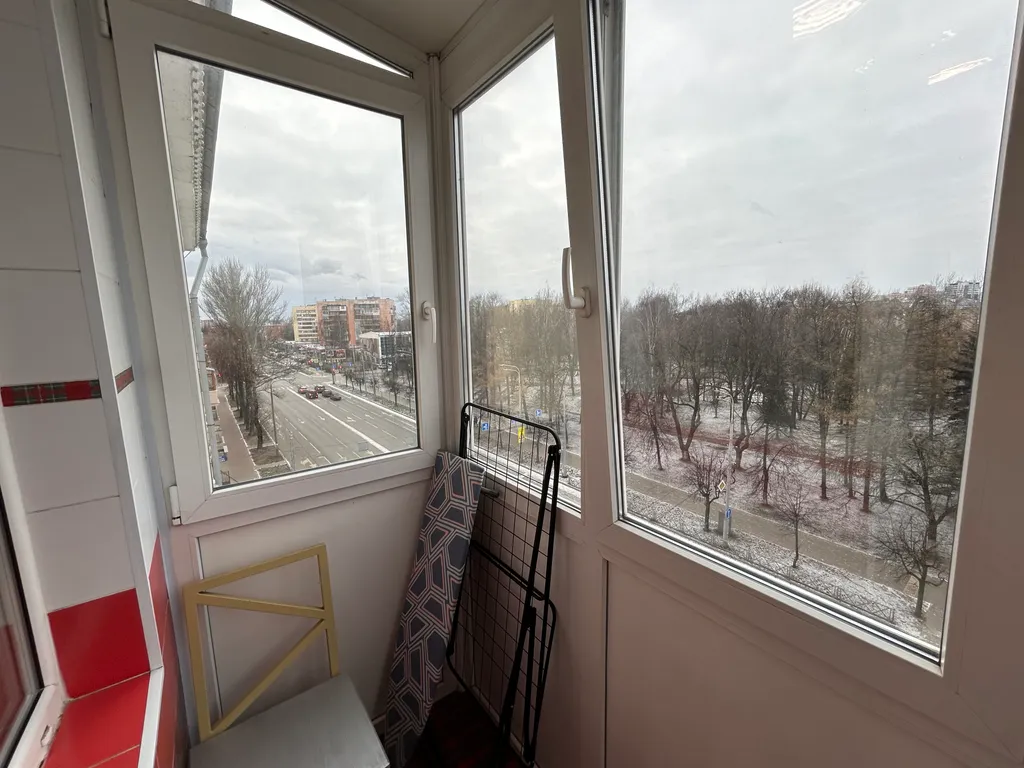 Студия с красивым видом на центр города