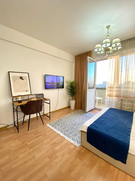 Уютная квартира с красивым видом на город