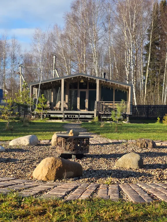 Дом Комфортный на заливе реки Нерль с видом на лес