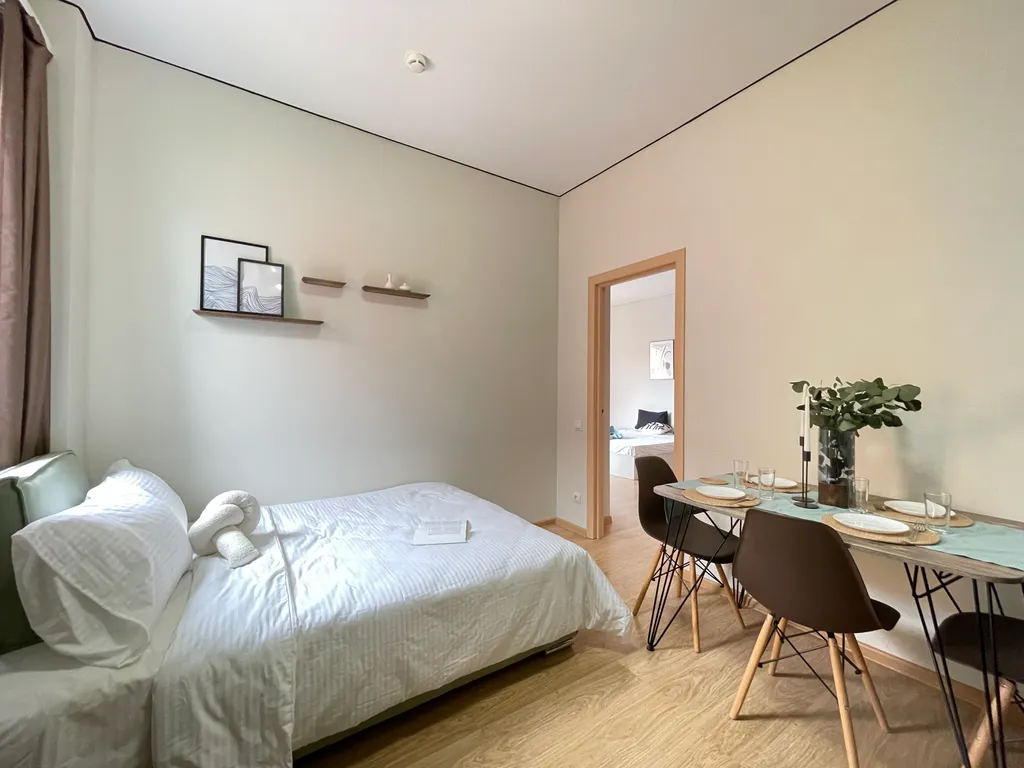 Апартаменты с бассейном в 5 минутах от пляжа