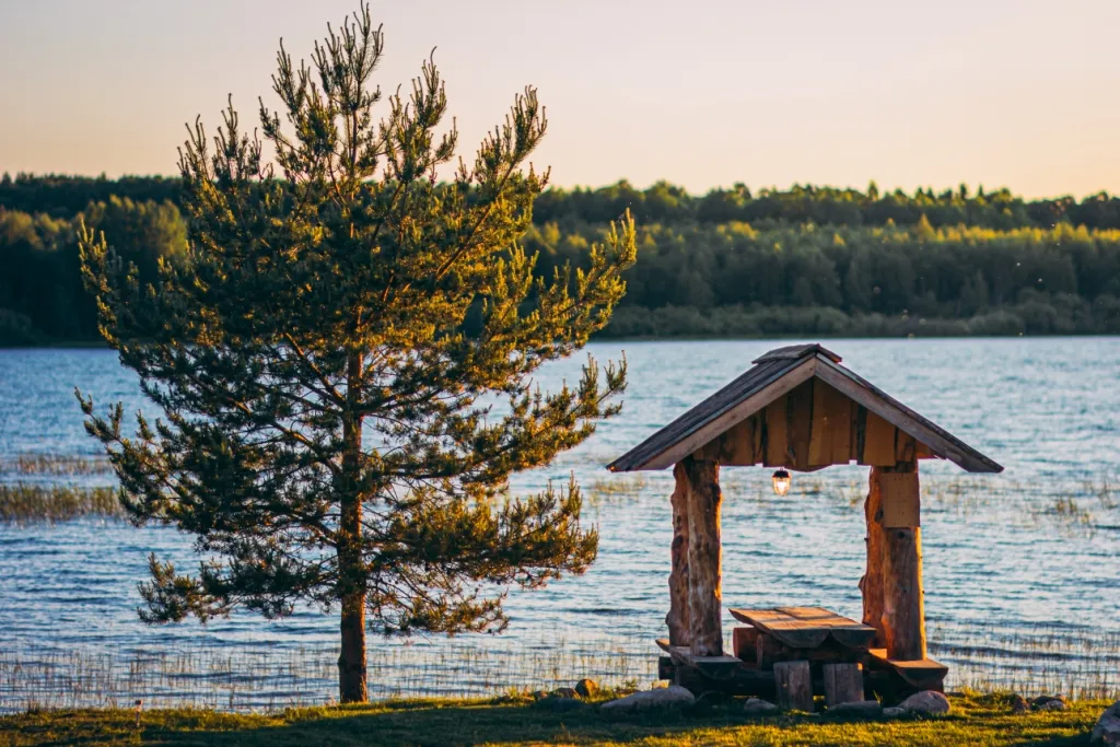 Эко-дом с роскошными видами на берегу озера