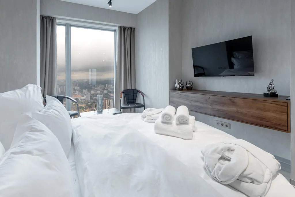 Квартира Квартира Студия с джакузи в башне Око, Москва-Сити — Москва