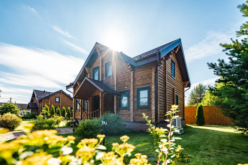 Уютные апартаменты 65 м² c 2-мя спальнями в деревянном доме