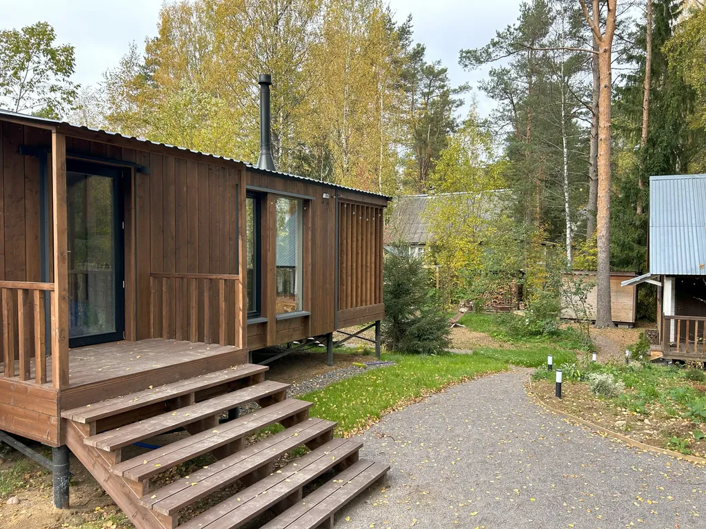 Коттедж Коттедж у озера с камином Сосновый Дом — Орехово