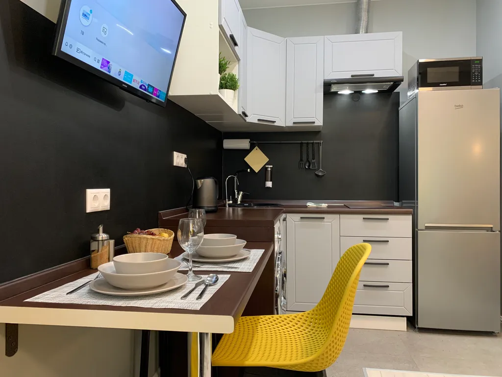 Квартира Квартира Студия желто-черная в ЖК Sreda — Москва