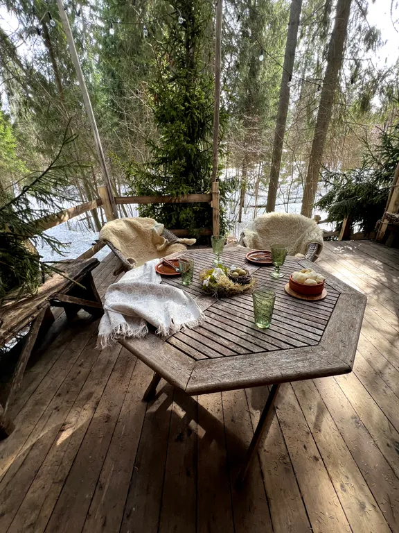 Дом Гнездо среди елей