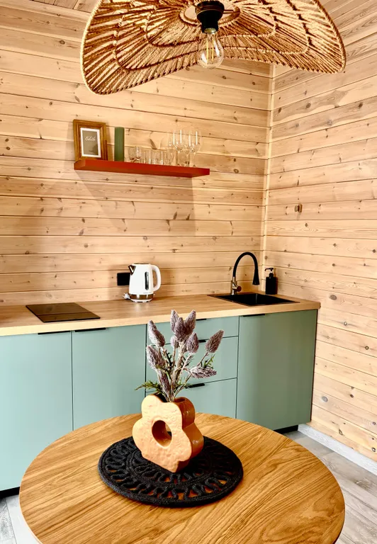 Дом с видом на березовый лес