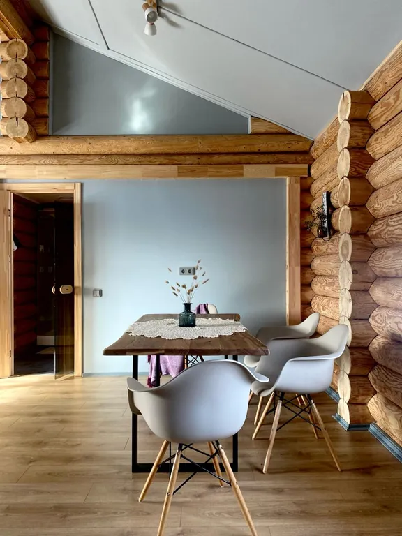 Новый уютный дом с сауной