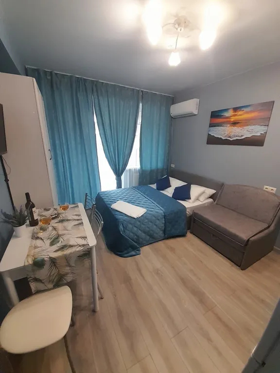 Студия с красивым видом на море