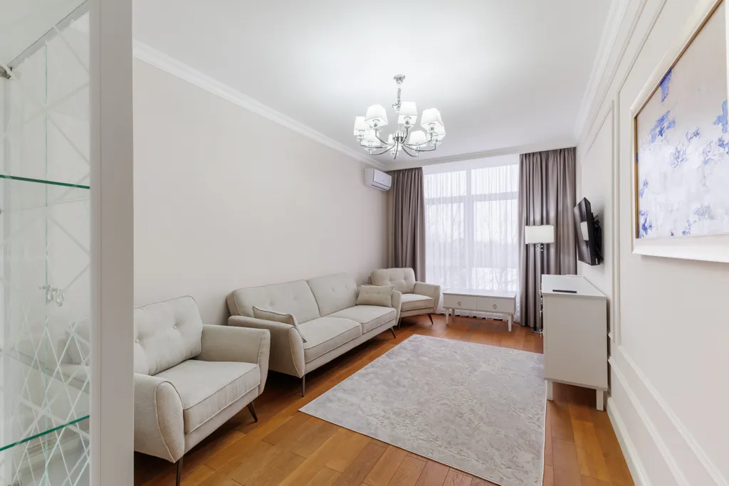 Апартаменты с панорамными окнами и видом на горы