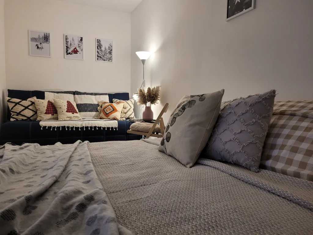 Уютная квартира с панорамным видом на город и Кольский залив