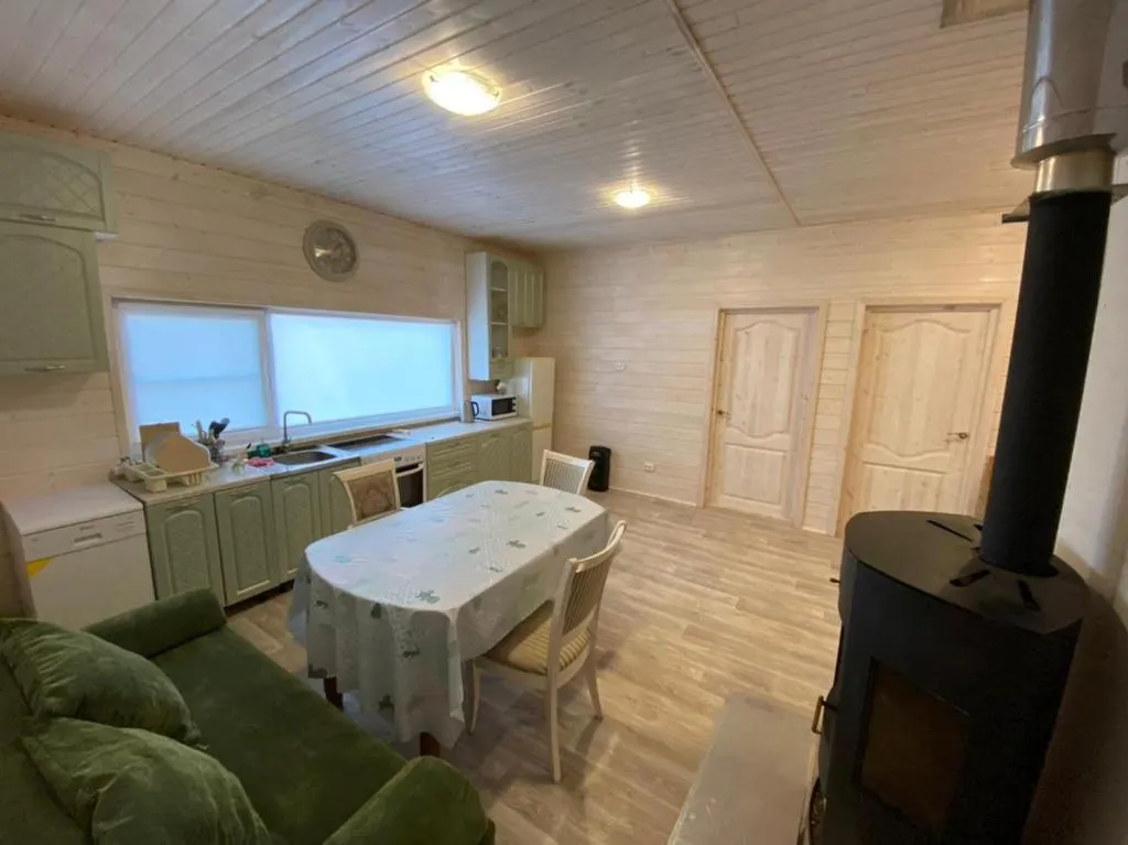 Уютный дом с камином и электрической сауной