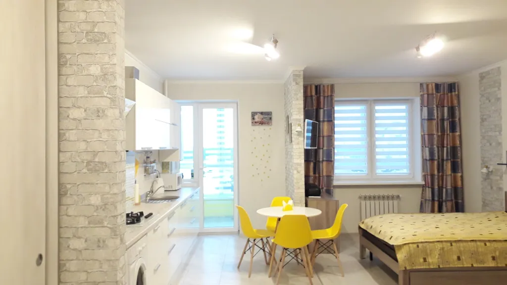 Квартира Уютная студия в 10 минутах от шикарных пляжей — аренда посуточно в Зеленоградск